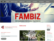 Tablet Screenshot of fambiz.com